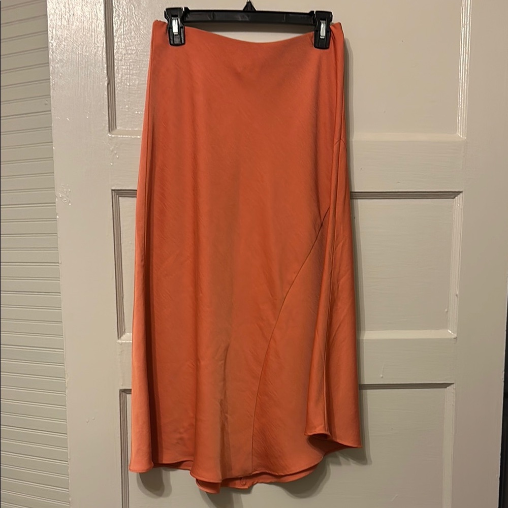 Elegant Orange Women's Skirt